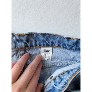 Levi's Shorts - Vintage Levi’s 551 Cutoffs Levi's Shorts - Vintage Levi’s 551 Cutoffs